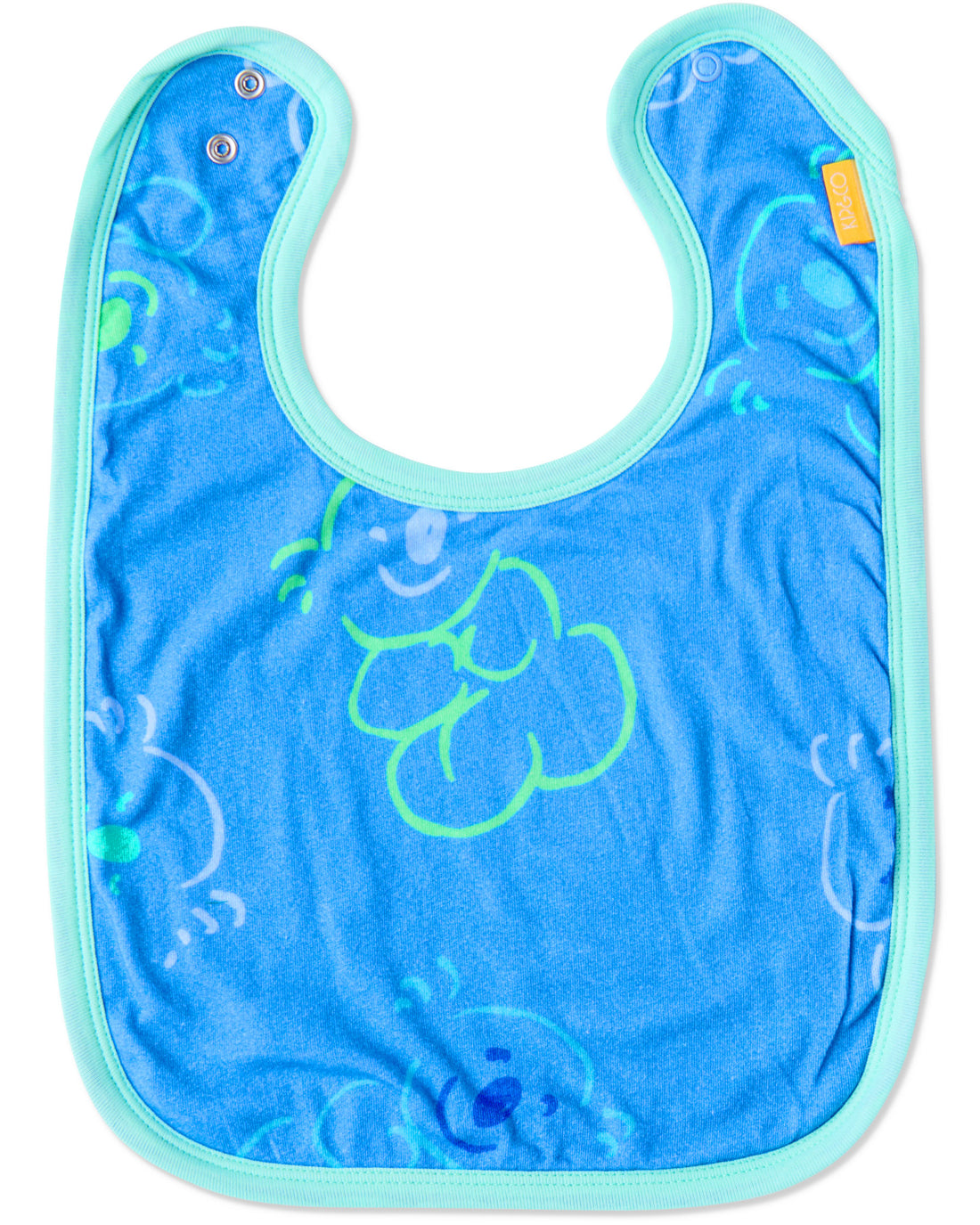 Kip&Co x Ken Done Koala Cuddles Blue Organic Cotton Bib