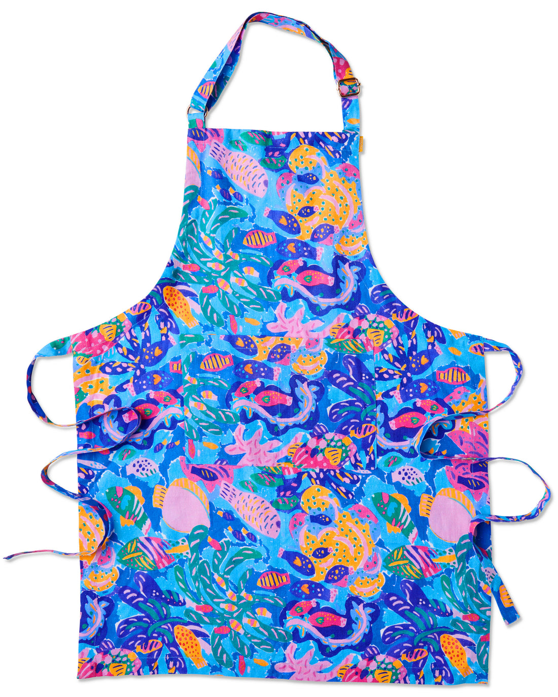 Kip&Co x Ken Done Reef Garden Linen Apron