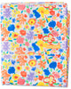 Kip&Co x Ken Done Summer Floral White Organic Cotton Flat Sheet