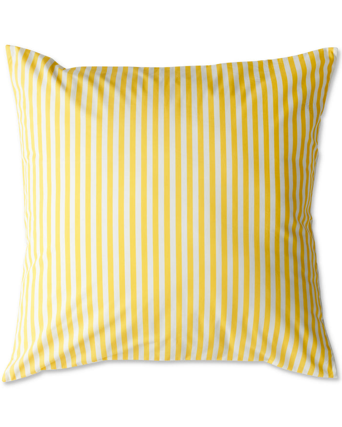 Limoncello Stripe Organic Cotton European Pillowcases