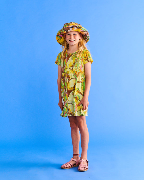 Kip&Co x May Gibbs Sunrise Delight Tie Dye Organic Cotton Everyday Dress