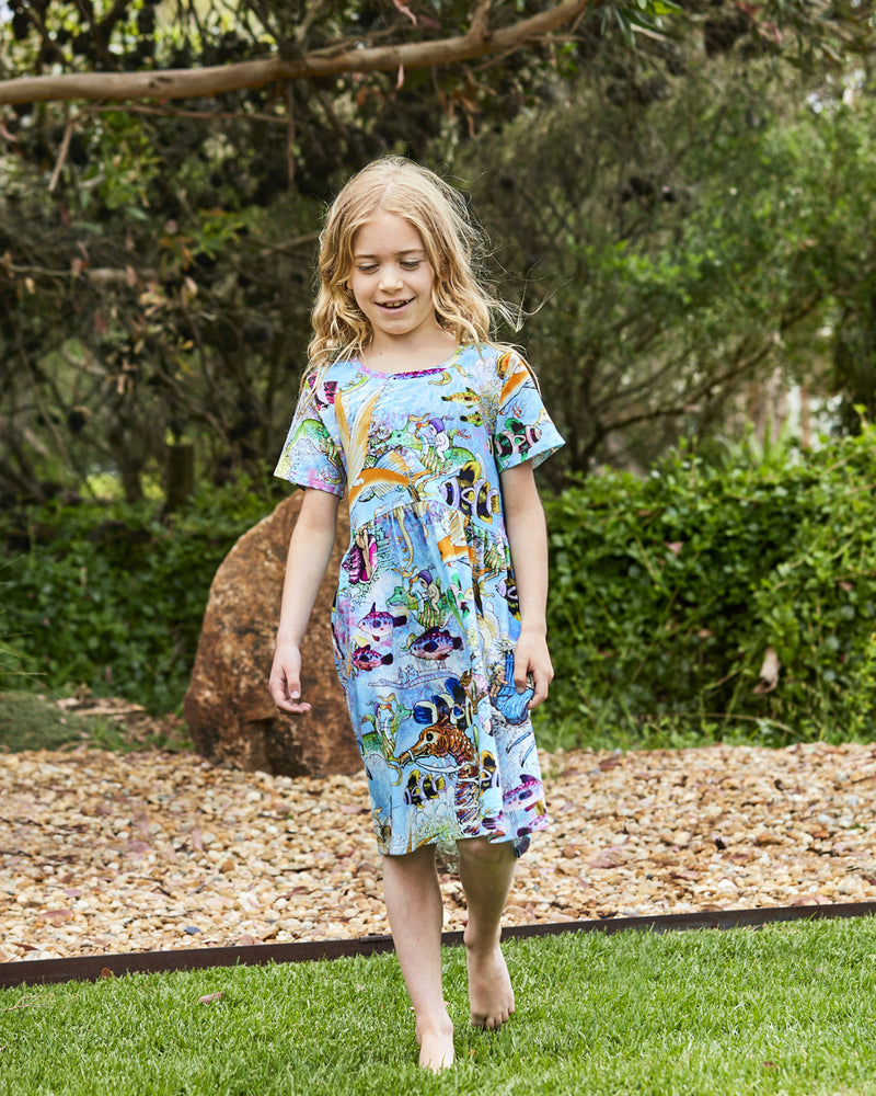 Kip&Co x May Waterworld Organic Cotton Everyday Dress