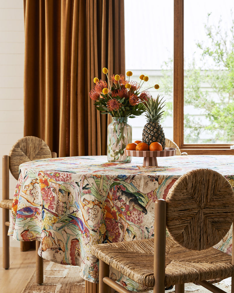 Kip&Co x May Gibbs Bush Friends Linen Tablecloth