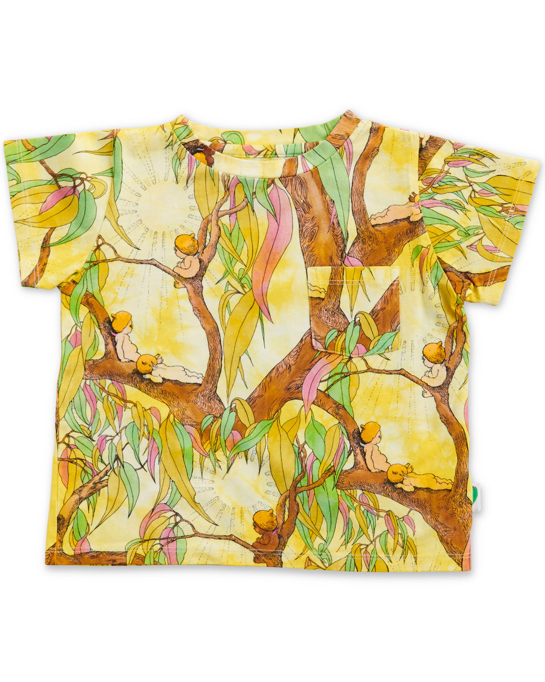 Kip&Co x May Gibbs Sunrise Tie Dye Delight Organic Cotton T-Shirt