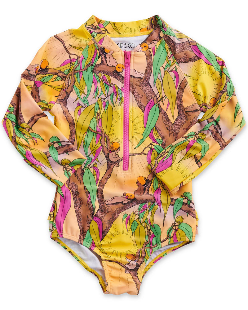 Kip&Co x May Gibbs Sunrise Delight Long Sleeve Bathers