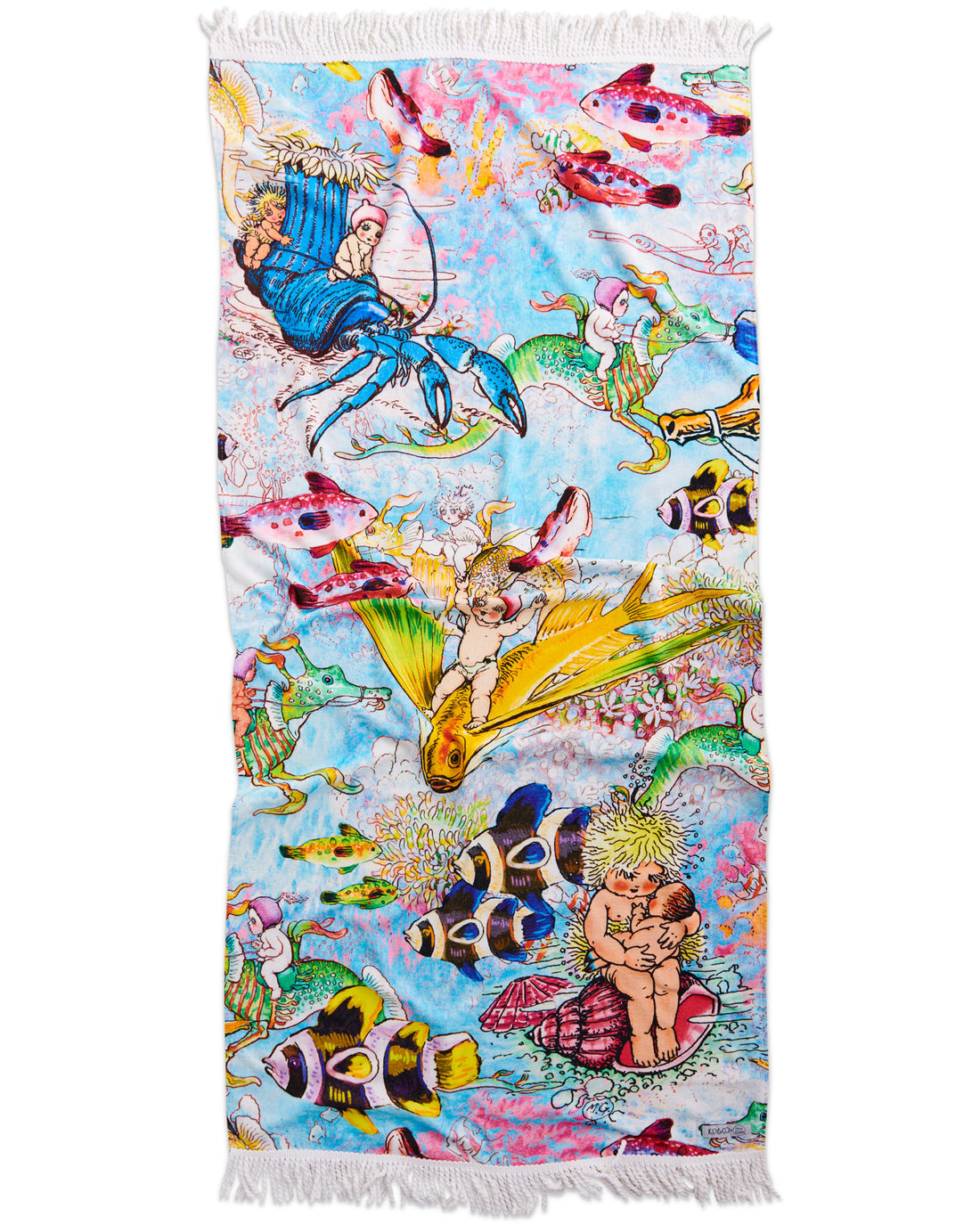 Kip&Co x May Gibbs Waterworld Terry Beach Towel