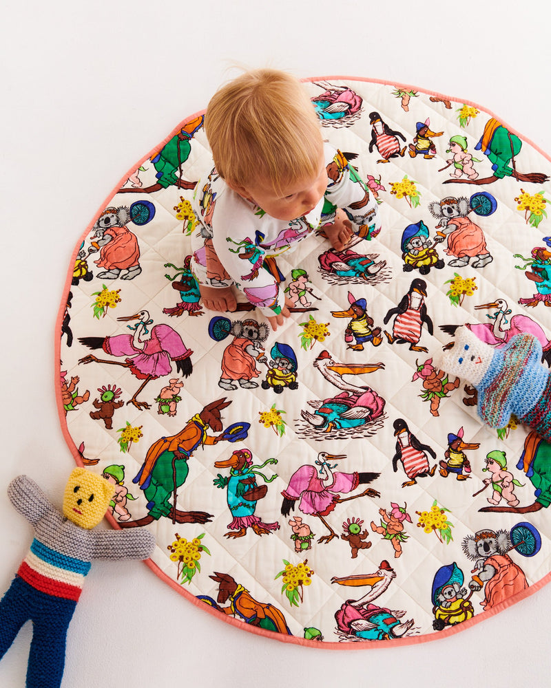 Kip&Co x May Gibbs Out and About Quilted Baby Play Mat