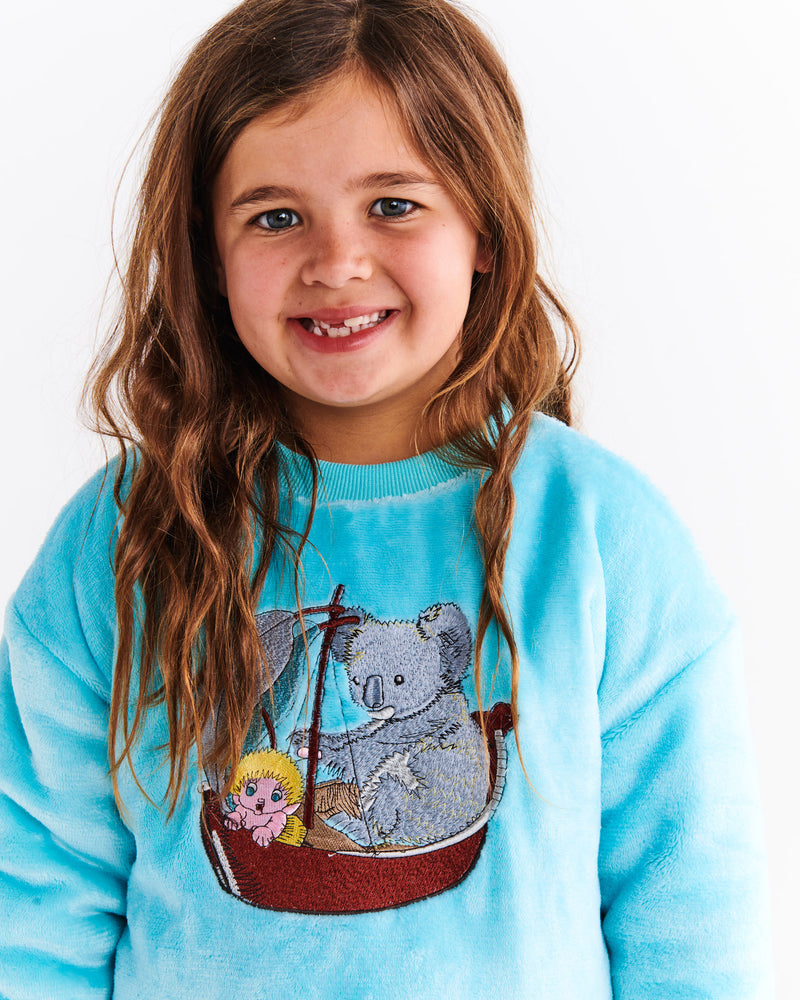Kip&Co x May Gibbs Koala Cutie Oversized Bedtime Sweater