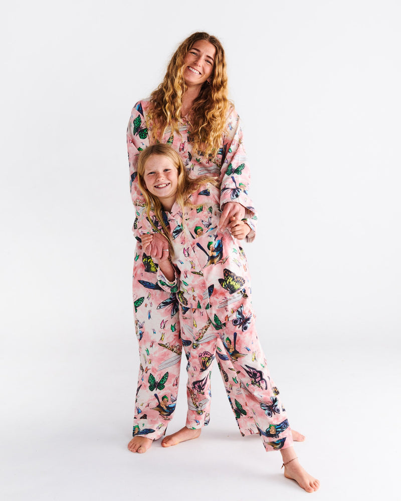 Kip&Co x May Gibbs Fly Baby Flannelette Long Sleeve Shirt & Pant Pyjama Set