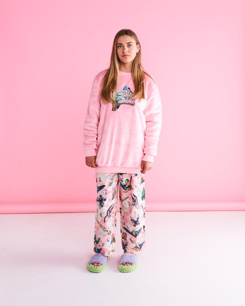 Kip&Co x May Gibbs Fly Baby Flannelette Teen Long Sleeve Shirt & Pant Pyjama Set