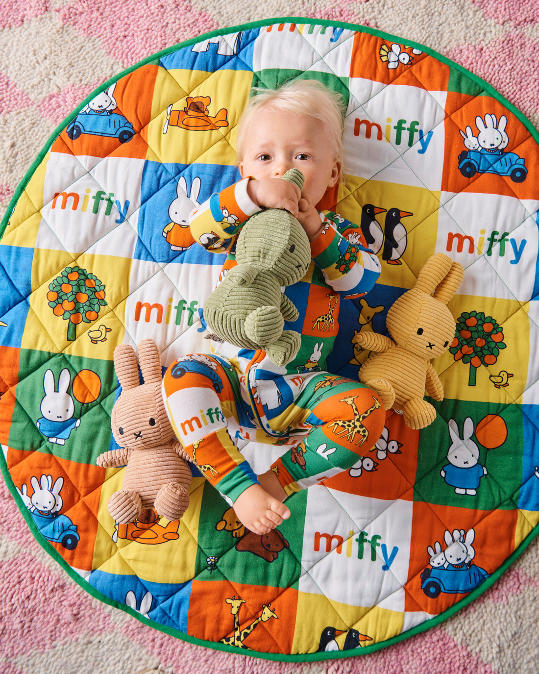 Kip&Co x Miffy Miffy's Adventures Quilted Baby Play Mat