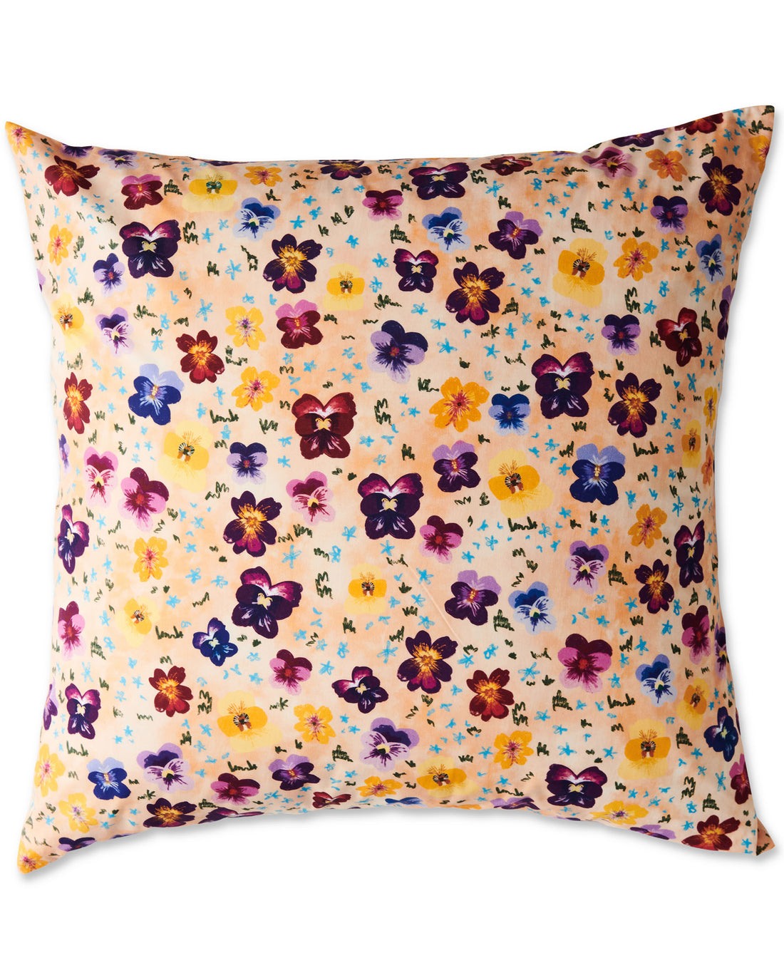 Pansy Organic Cotton European Pillowcases