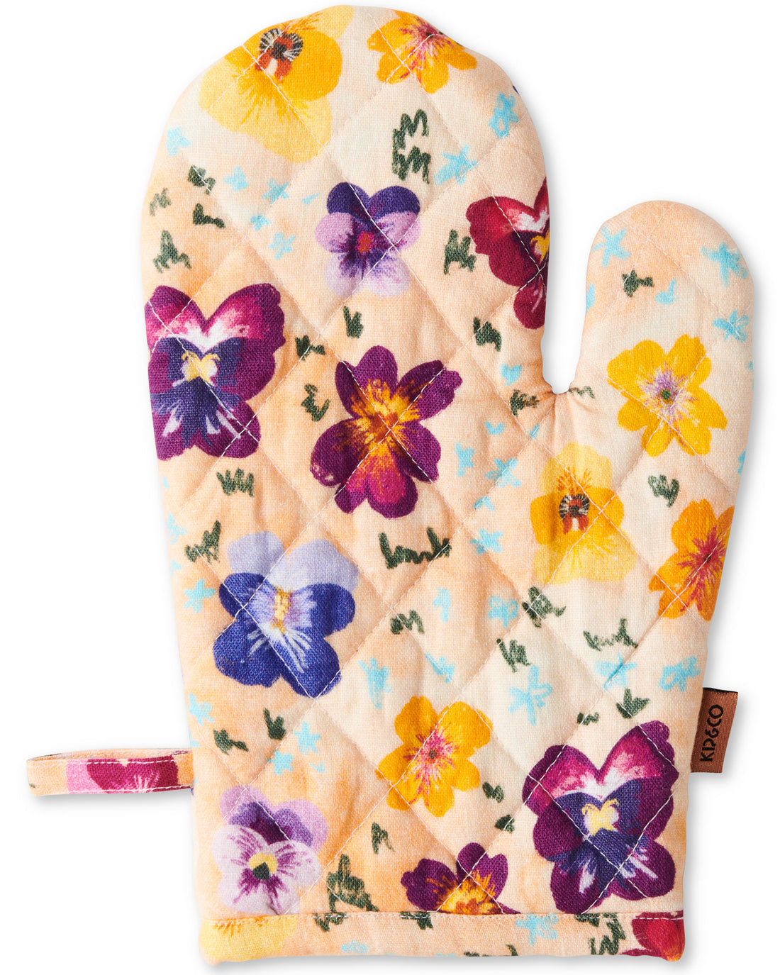 Pansy Oven Mitt