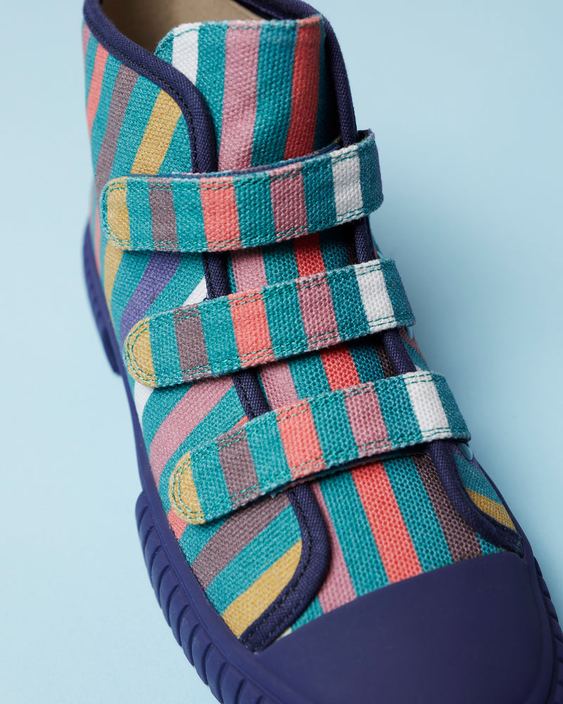 Piccolini x Kip&Co Big Stripe High Top Sneaker Piccolini x Kip&Co Big Stripe High Top Sneaker