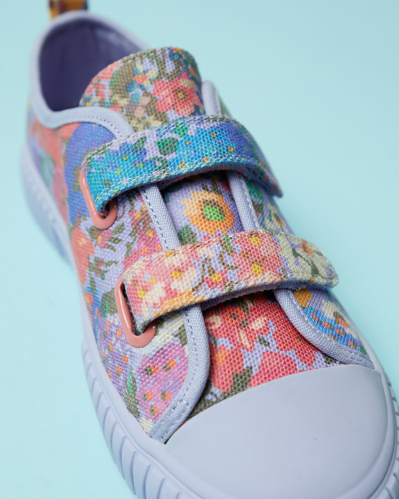 Piccolini x Kip&Co Forever Floral Lilac Low Top Sneaker