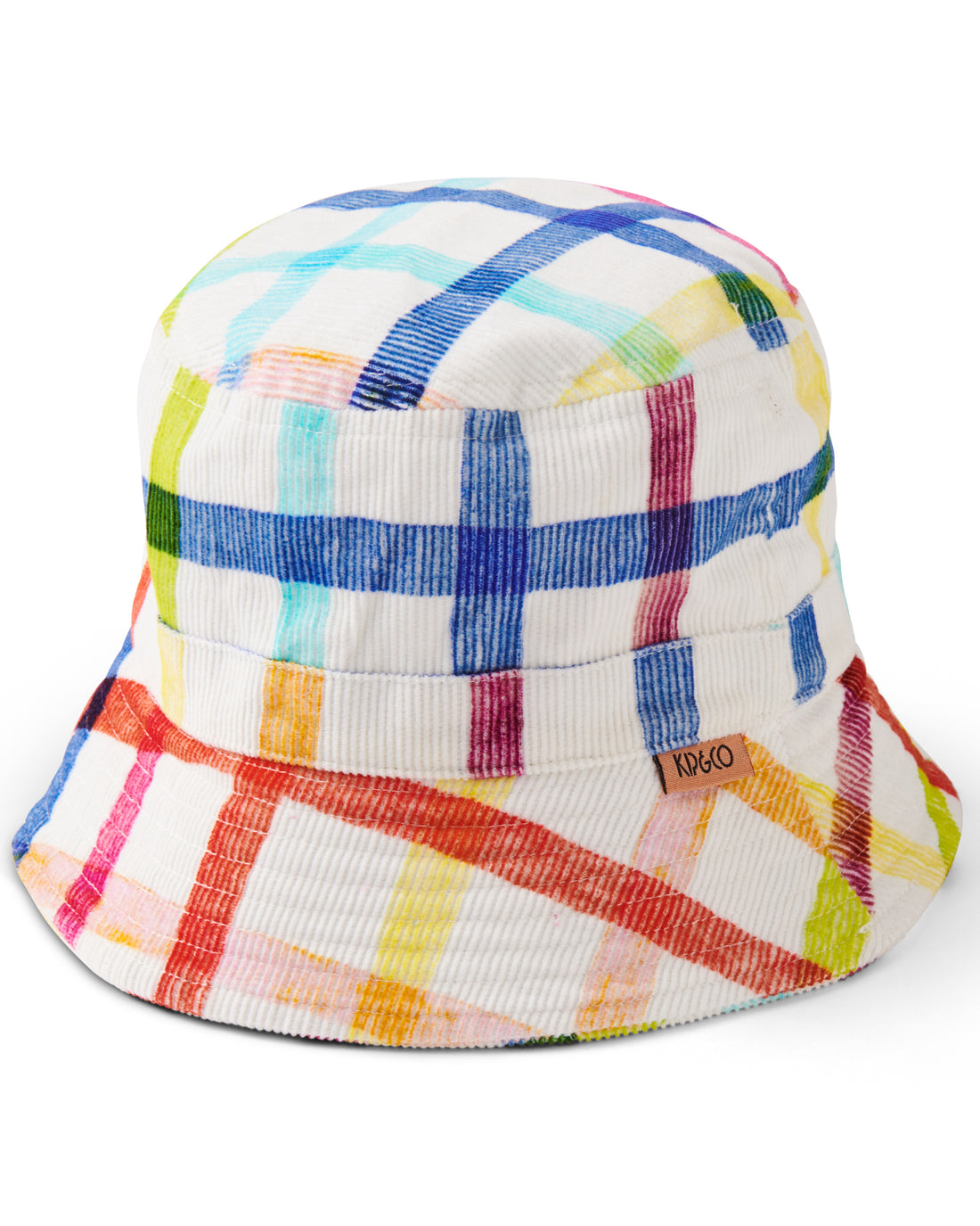 Picnic Check Corduroy Bucket Hat