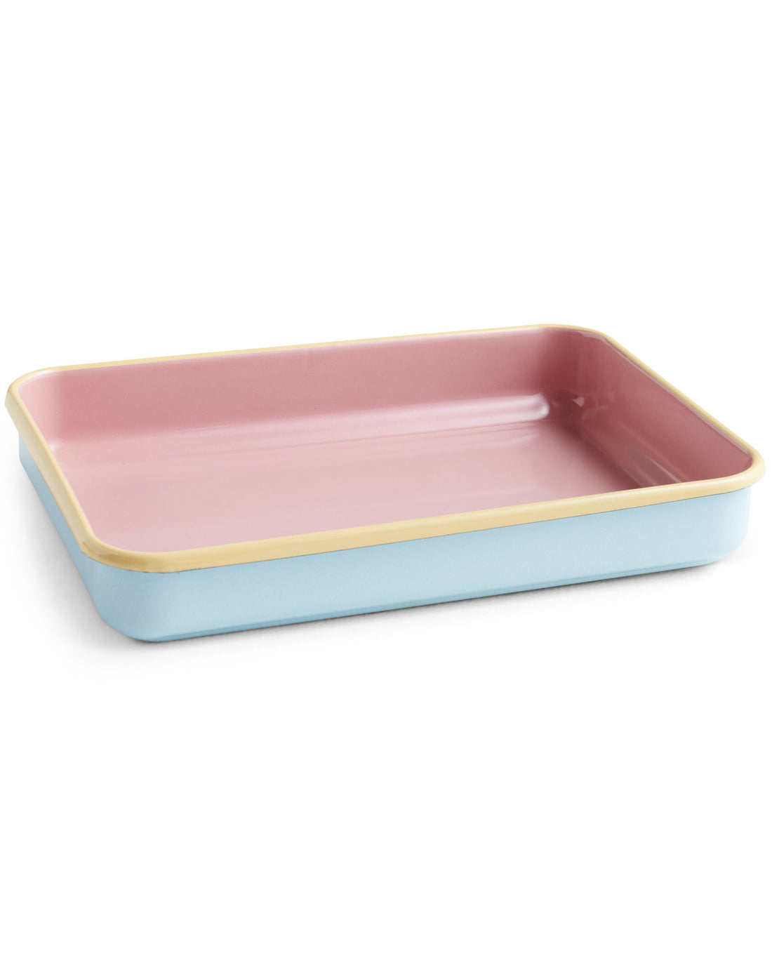 Pinkie Pie Block Colour Enamel Baking Tray