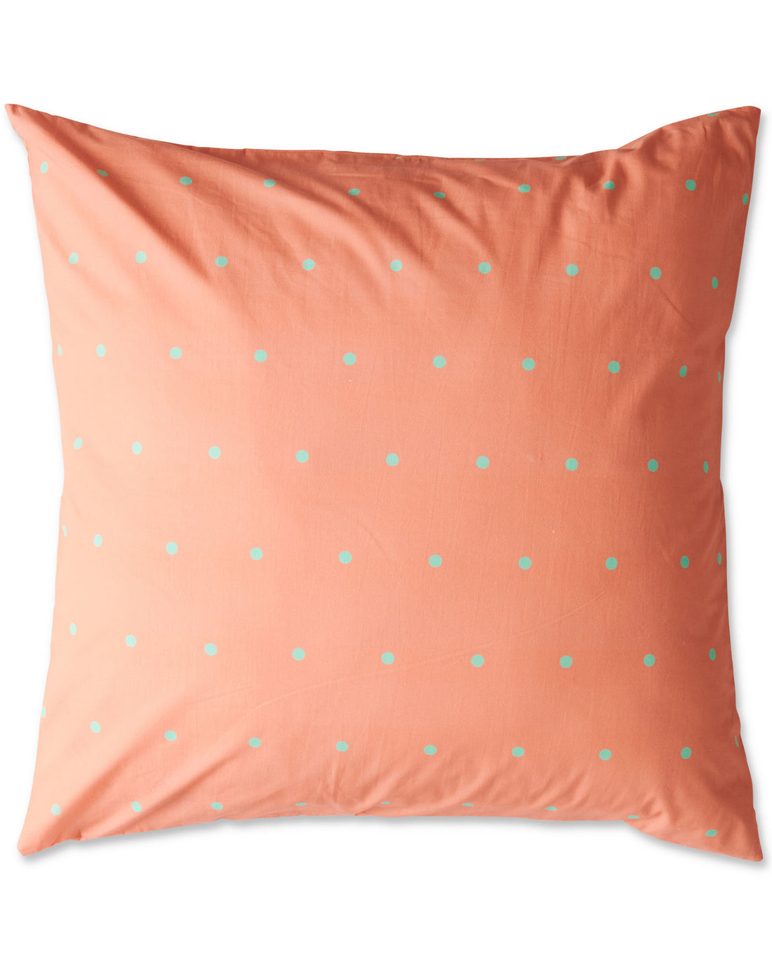 Polkadot Peachy Organic Cotton European Pillowcases