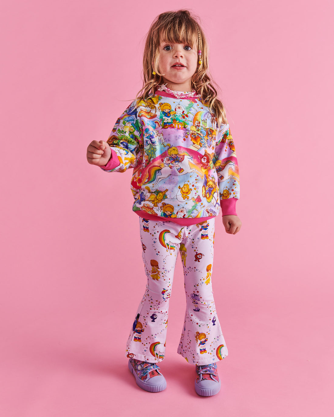 Kip&Co x Rainbow Brite Brite Side Organic Cotton Sweater