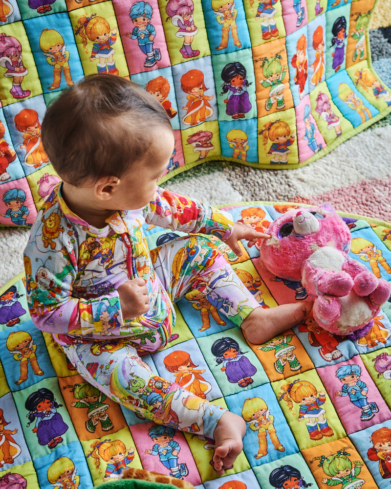Kip&Co x Rainbow Brite The Gang Organic Cotton Quilted Baby Play Mat