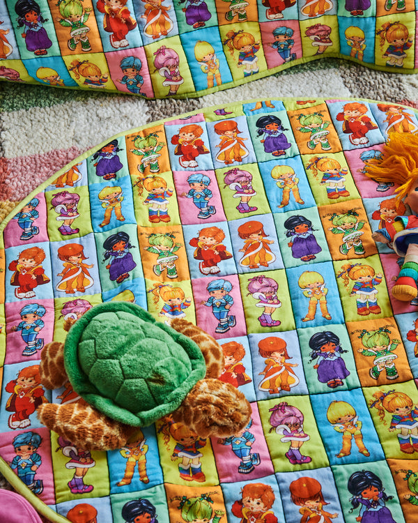 Kip&Co x Rainbow Brite The Gang Quilted Baby Play Mat