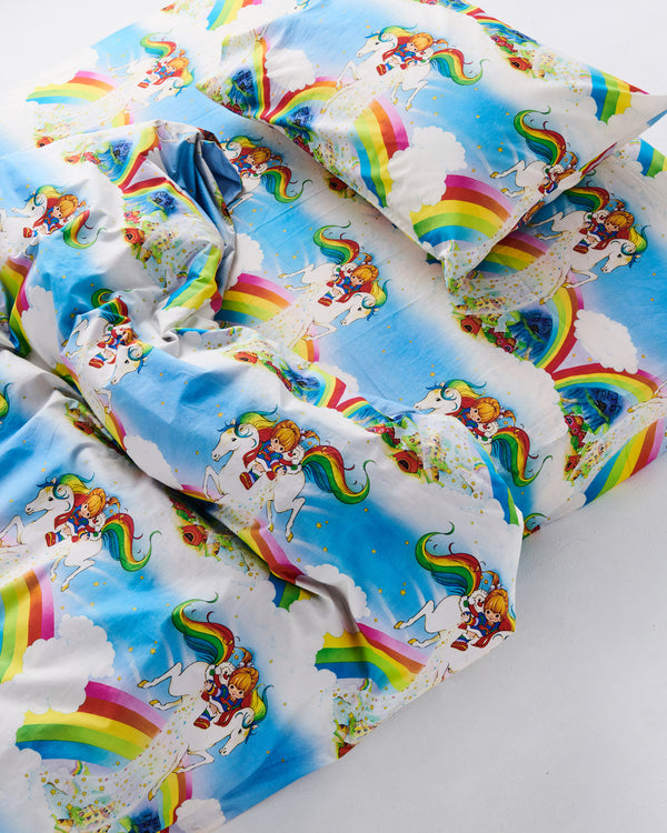 Kip&Co x Rainbow Brite Magic Sky Organic Cotton Fitted Sheet