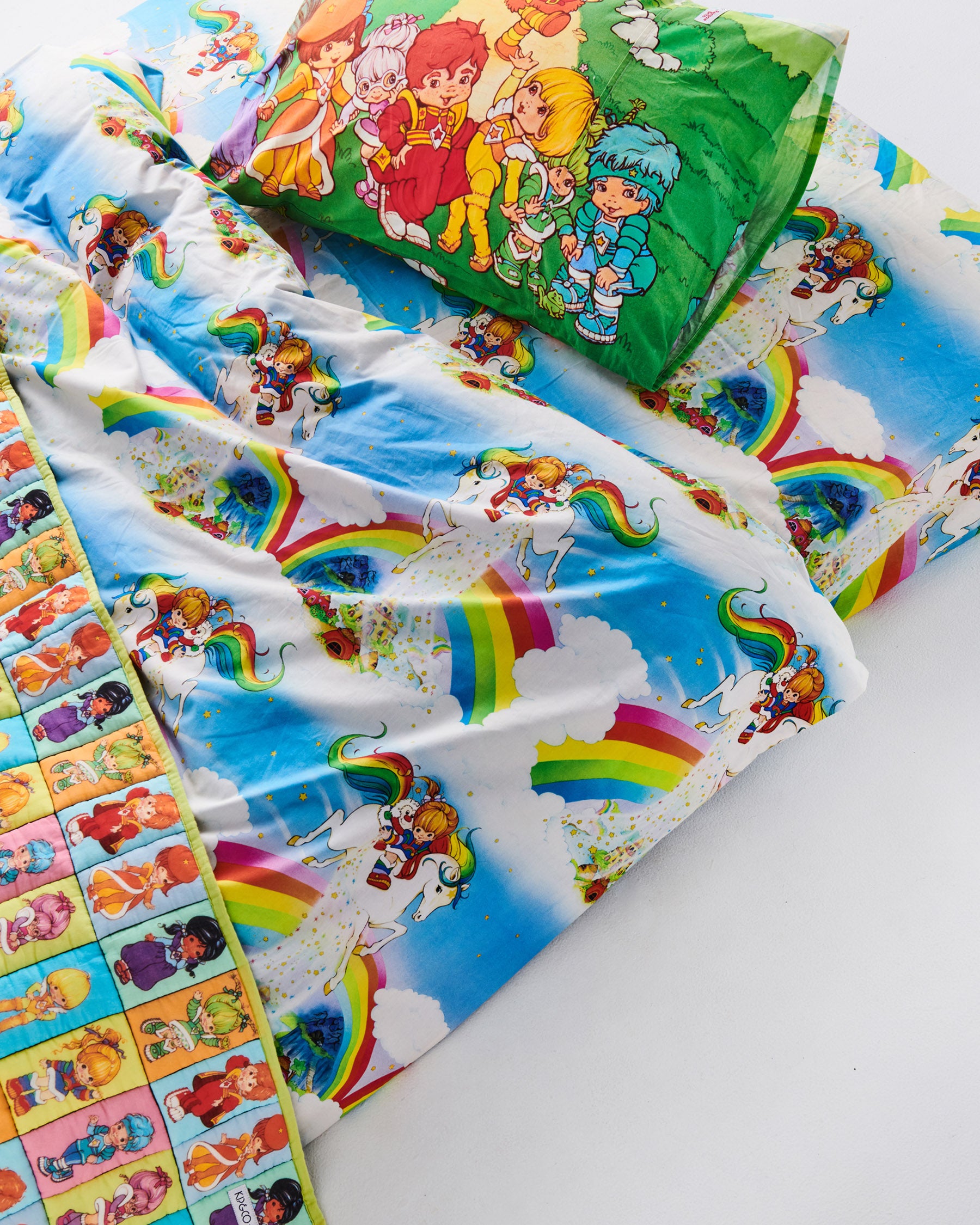 Kip&Co x Rainbow Brite Friends Organic Cotton Pillowcase