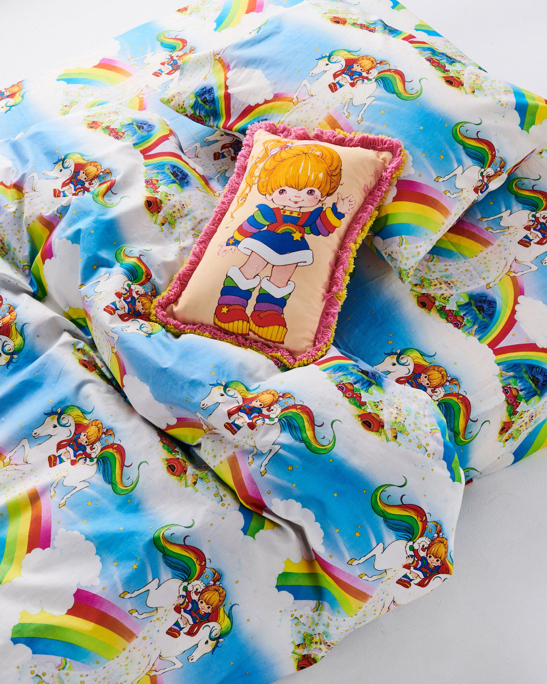 Kip&Co x Rainbow Brite Magic Sky Organic Cotton Fitted Sheet