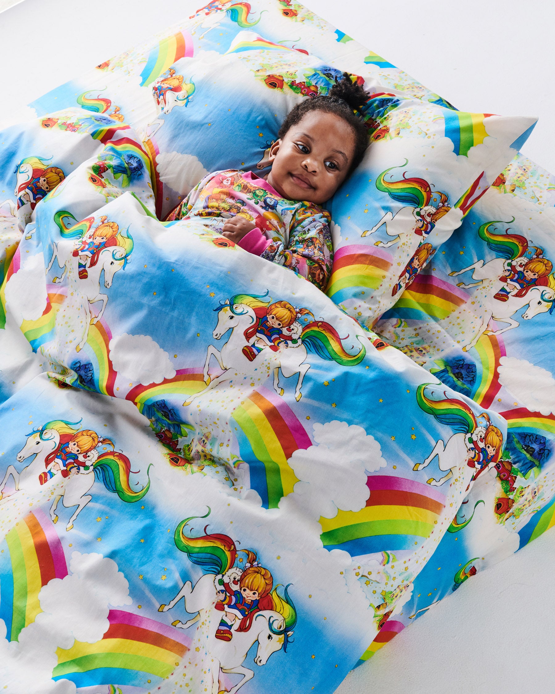 Kip&co X Rainbow Brite Magic Sky Organic Cotton Fitted Sheet