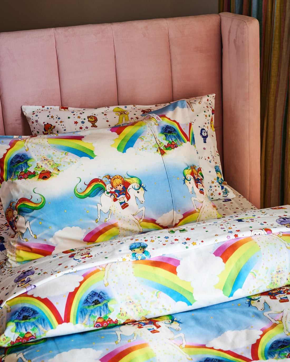 Kip&Co x Rainbow Brite Magic Sky Organic Cotton Pillowcase