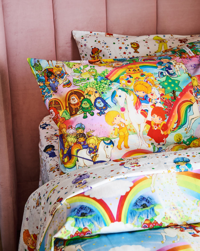 Kip&Co x Rainbow Brite Brite Side Organic Cotton Pillowcase