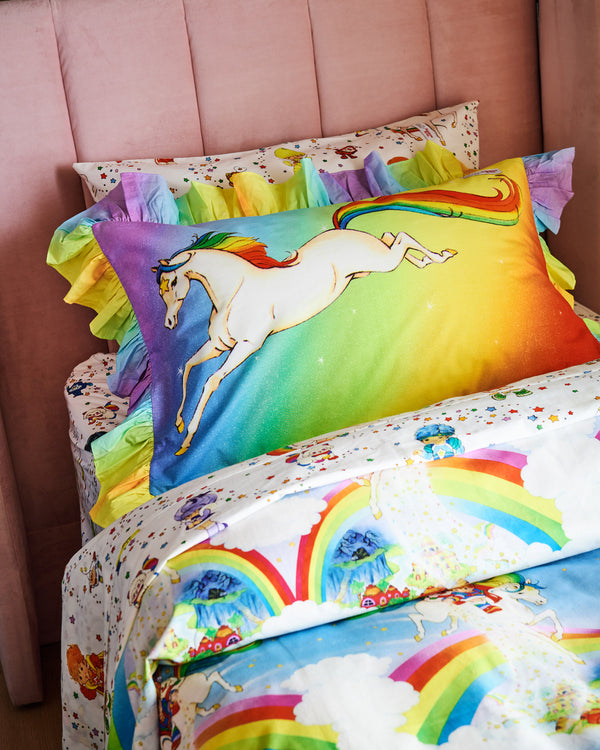 Kip&Co x Rainbow Brite Starlite Organic Cotton Pillowcase