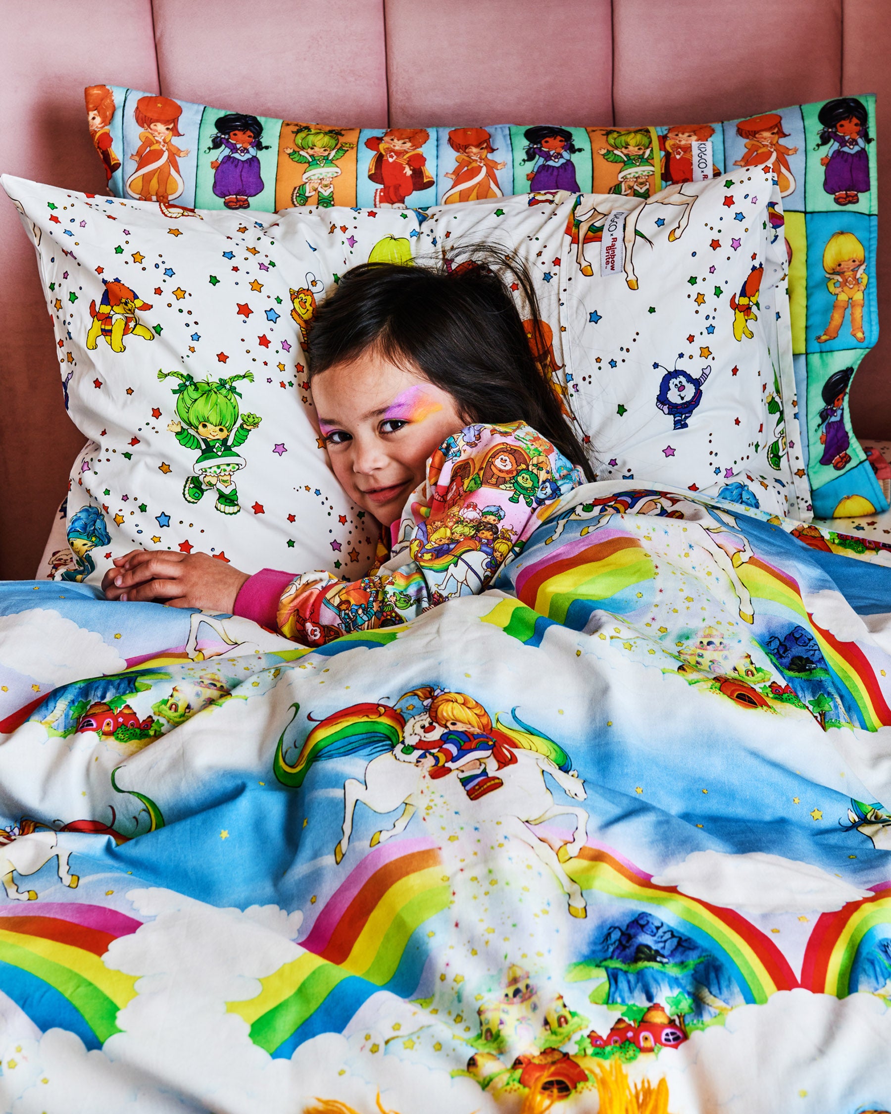 Kip&Co x Rainbow Brite Magic Sky Organic Cotton Quilt Cover