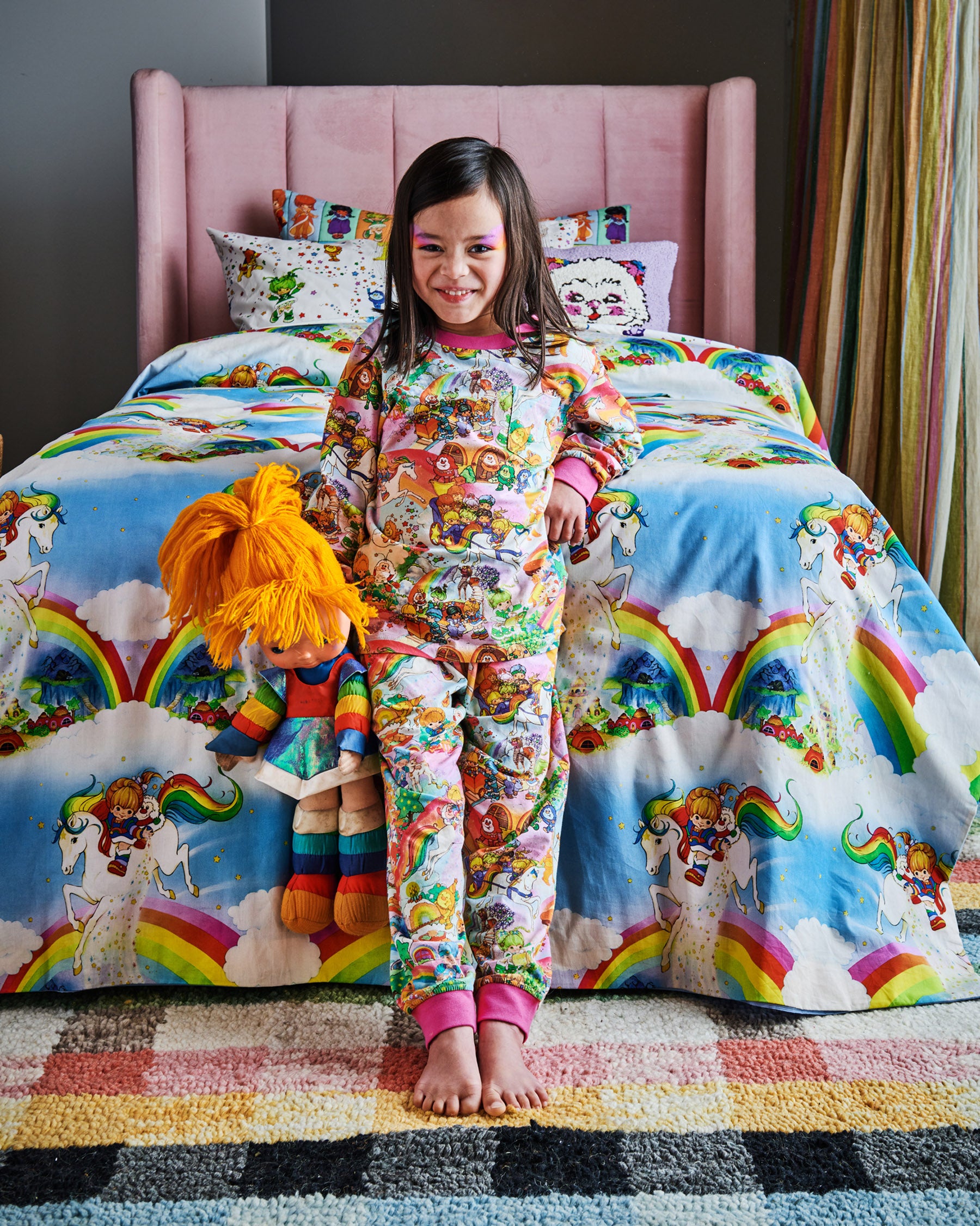 Kip&Co x Rainbow Brite Magic Sky Organic Cotton Quilt Cover