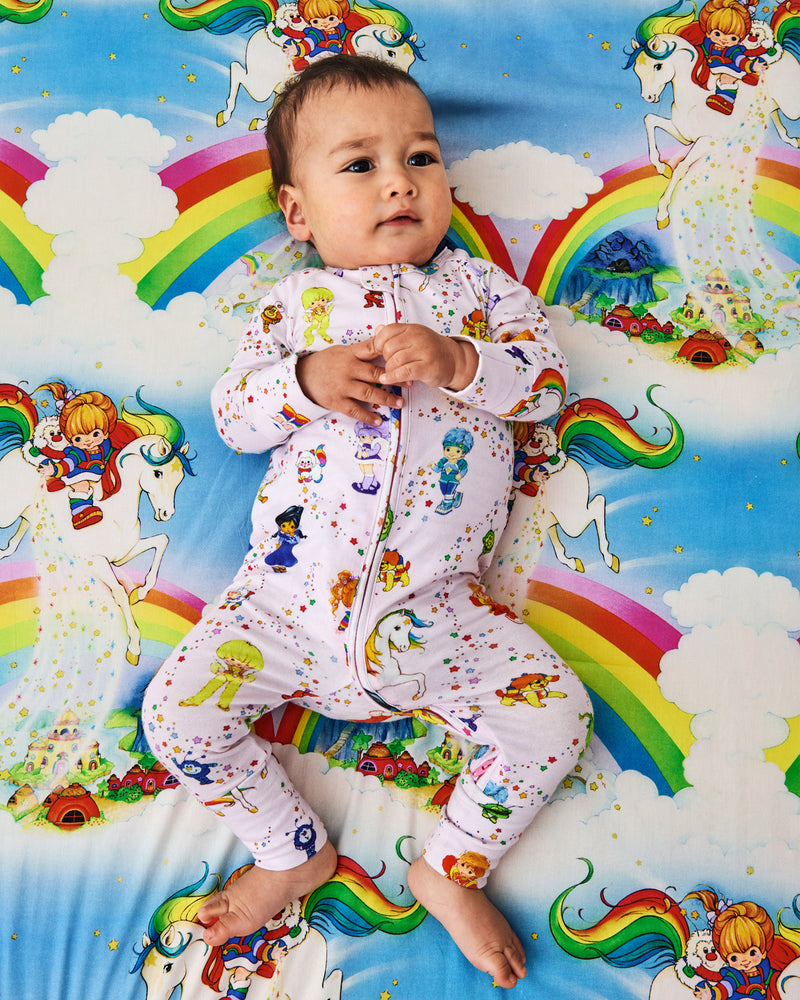 Kip&Co x Rainbow Brite Magic Sky Organic Cotton Baby Fitted Sheet