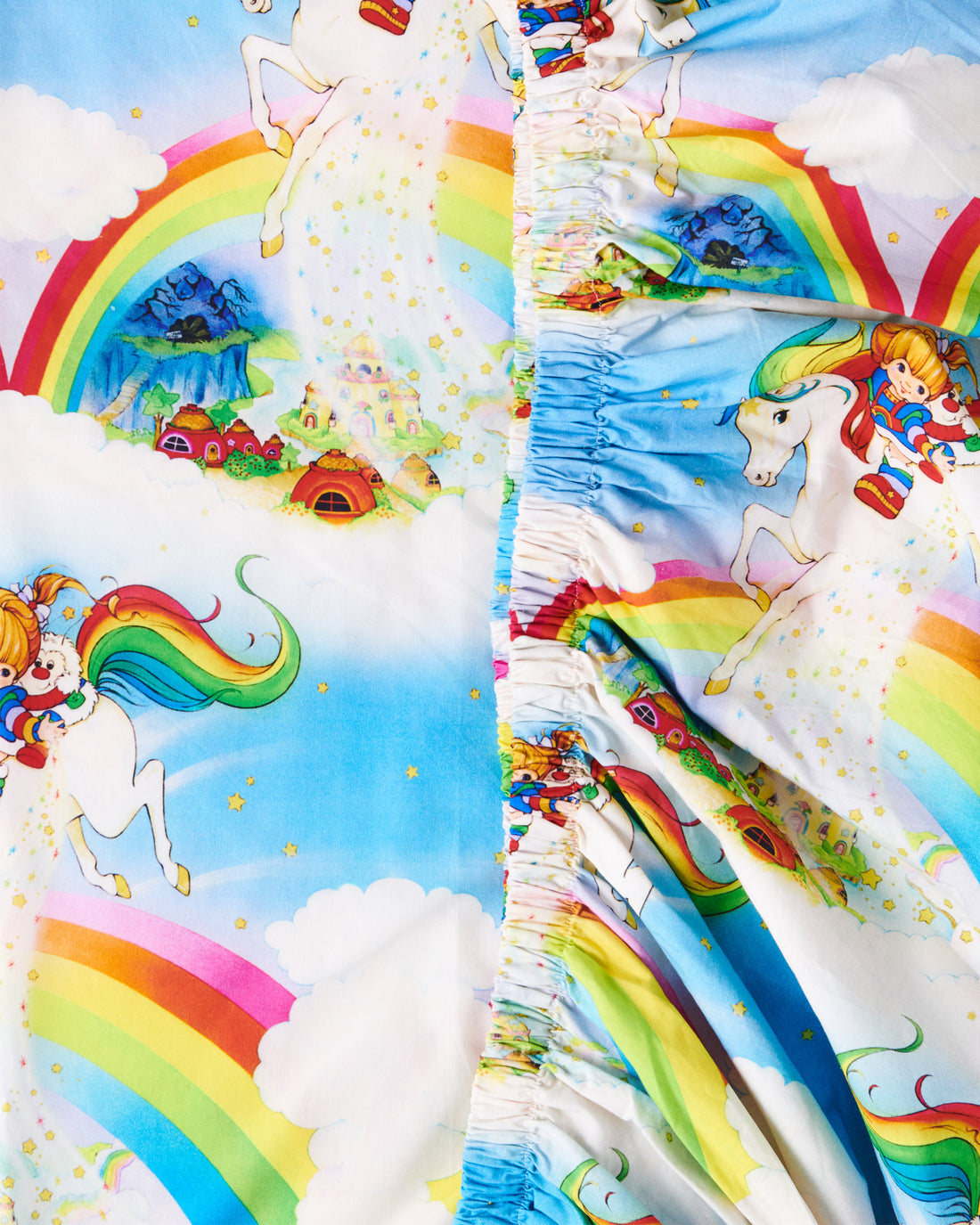 Kip&Co x Rainbow Brite Magic Sky Organic Cotton Fitted Sheet