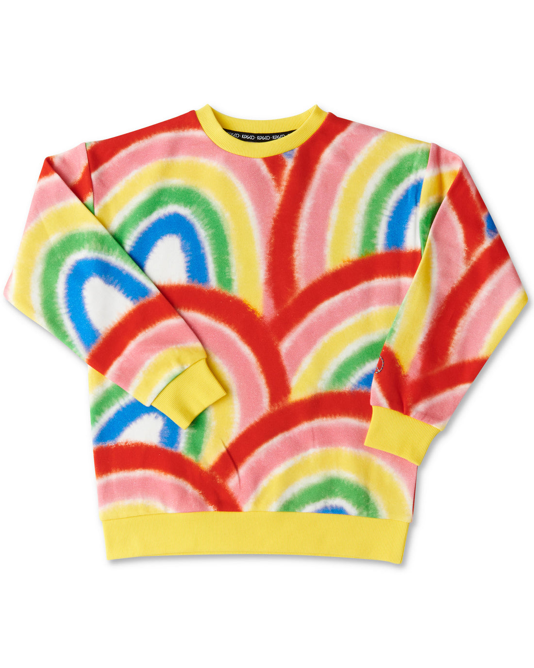 Rainbow Spray Organic Cotton Sweater