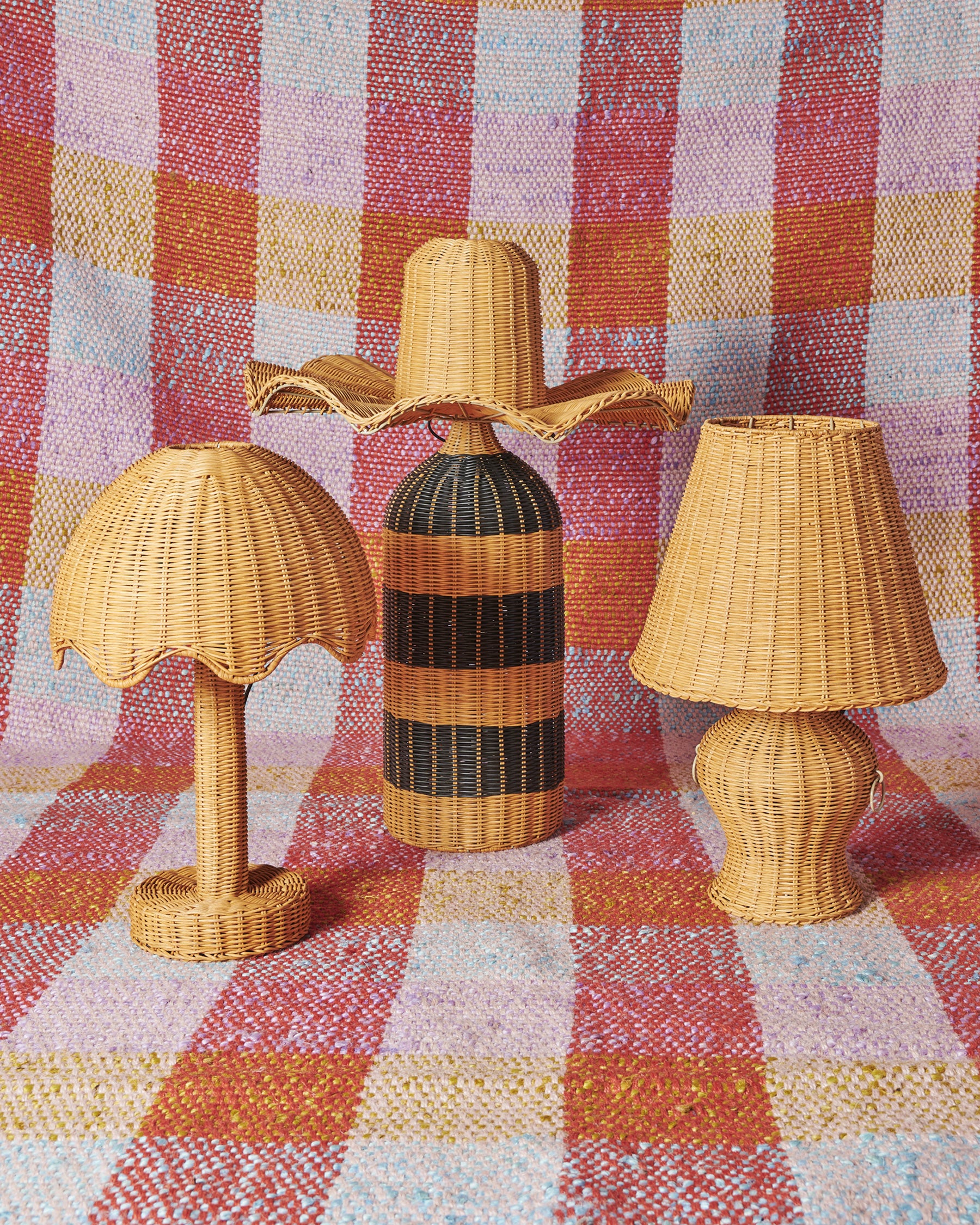 The Parasol Rattan Lamp Kip&Co