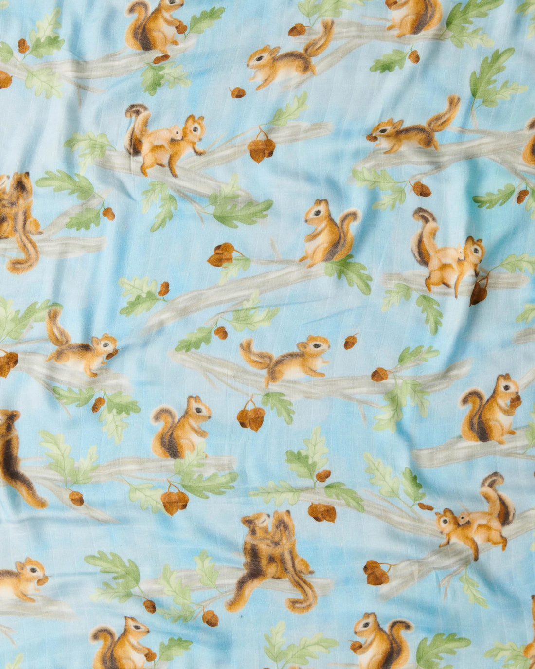 Squirrel Scurry Bamboo Swaddle