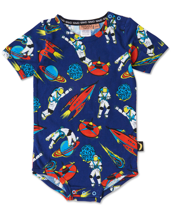 Outer Space Organic Short Sleeve Romper
