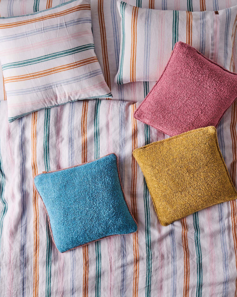 Siesta Stripe Linen European Pillowcases