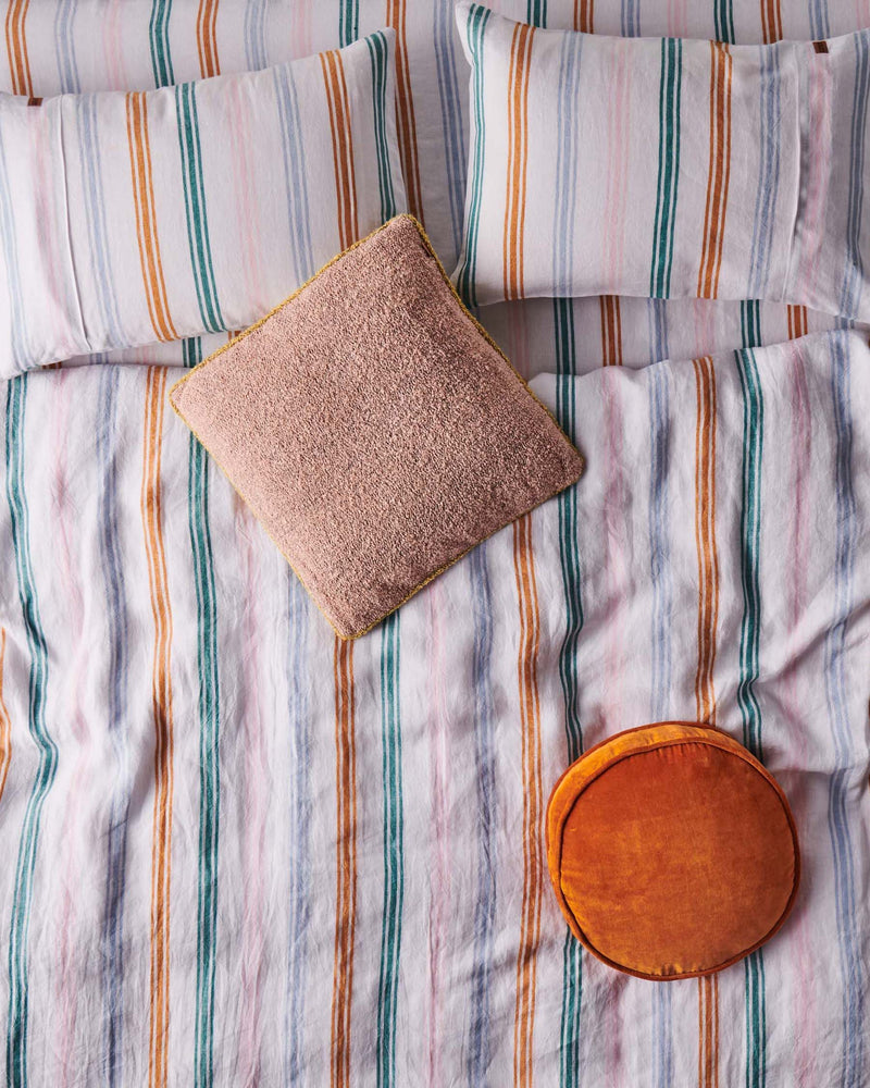Siesta Stripe Linen Quilt Cover – Kip&Co