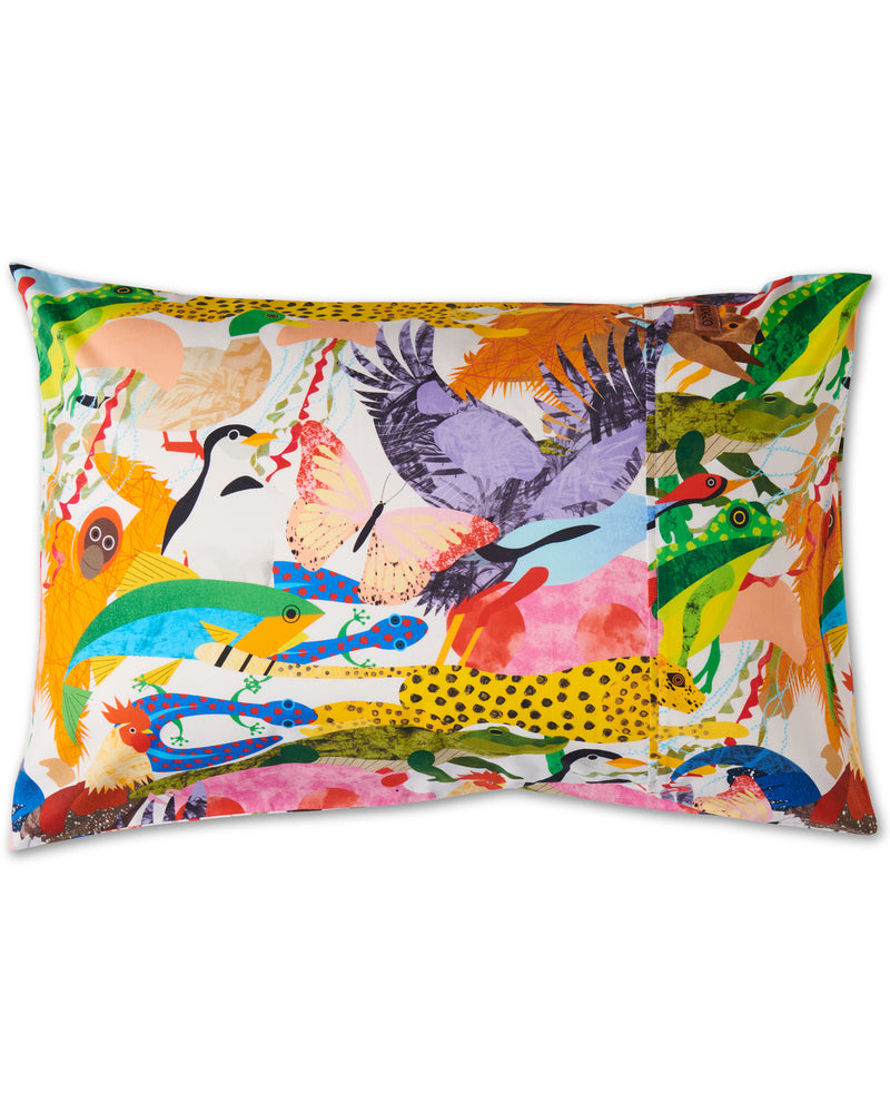 All Creatures Great & Small Organic Cotton Pillowcase