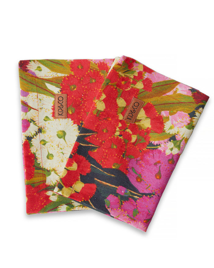 Australian Bush Blossom 4P Napkin Set