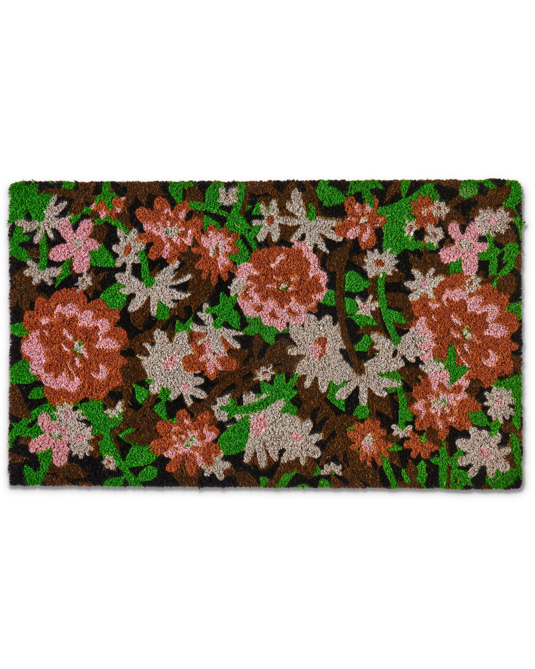 Dreamy Floral Coir Door Mat