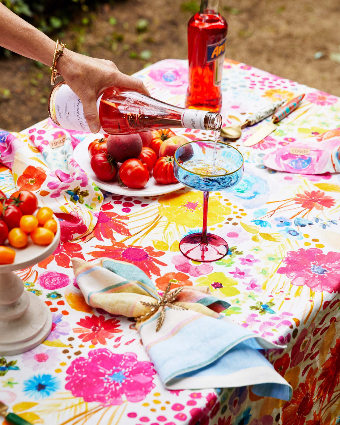 Field Of Dreams In Colour Linen 4P Napkin Set