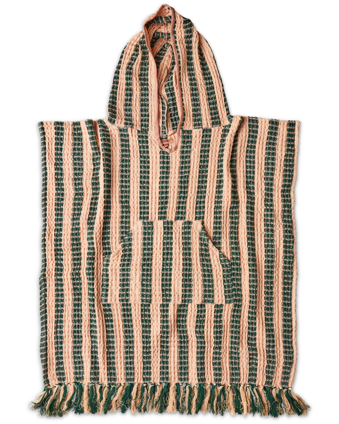 Folklore Kids Waffle Poncho