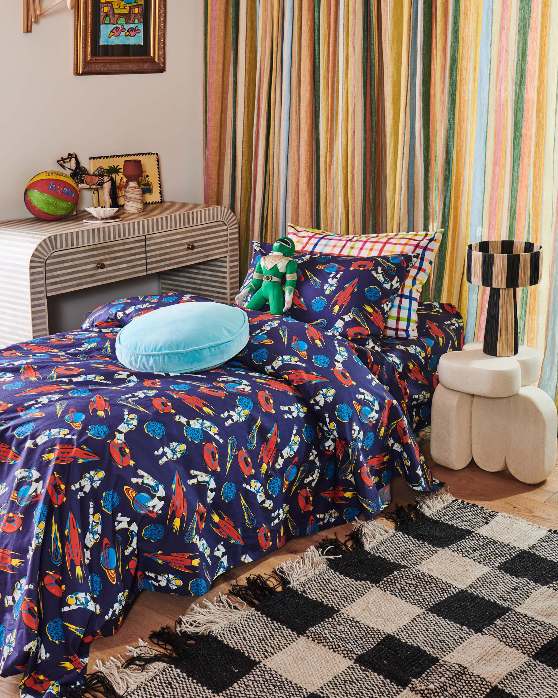 Outer Space Organic Cotton Quilt Cover Kip&Co