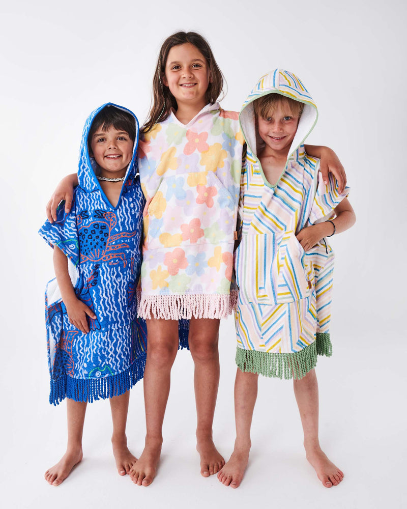Paper Daisy Kids Terry Poncho