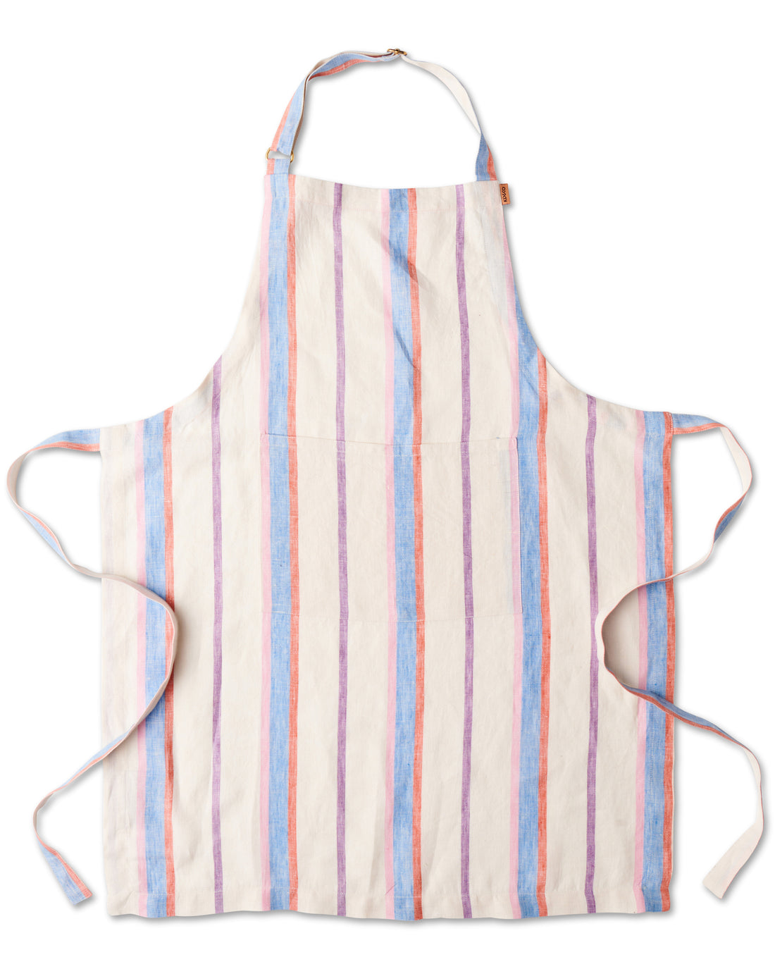 Maldives Stripe Linen Apron